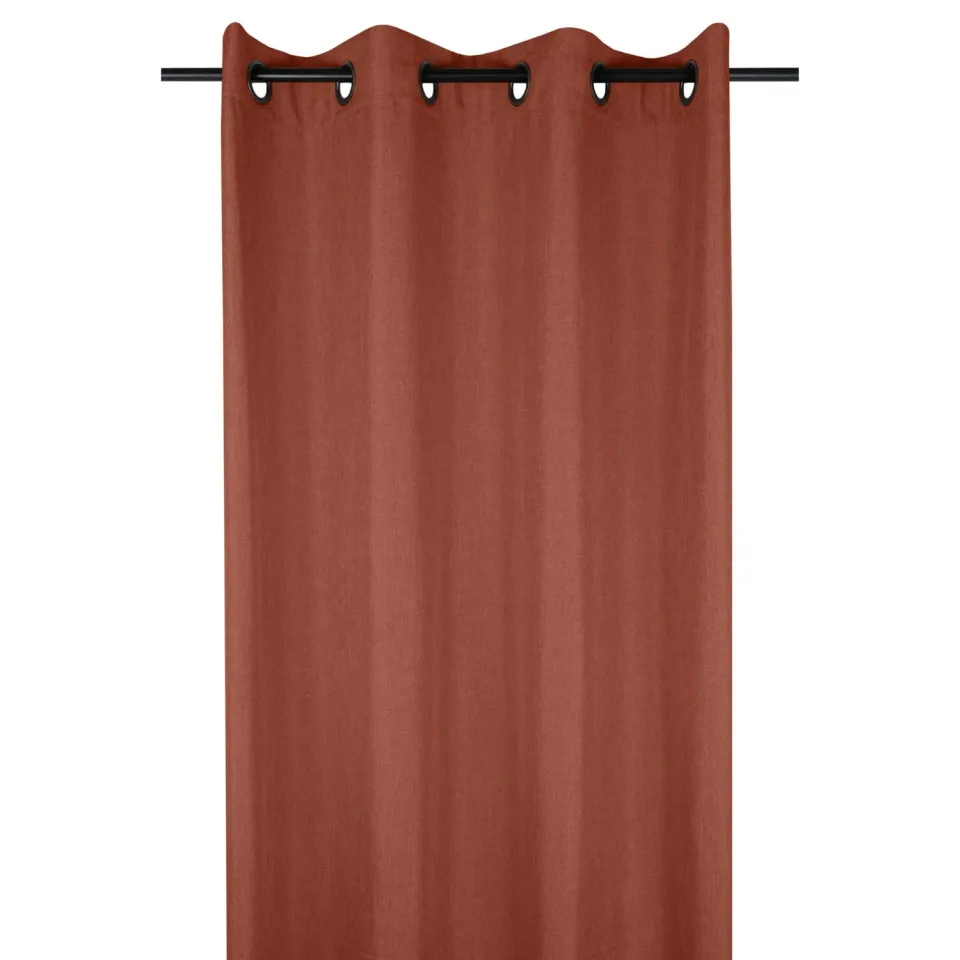 Stof Bea rideau 140x260 cm terracotta 1 panneau chiné
