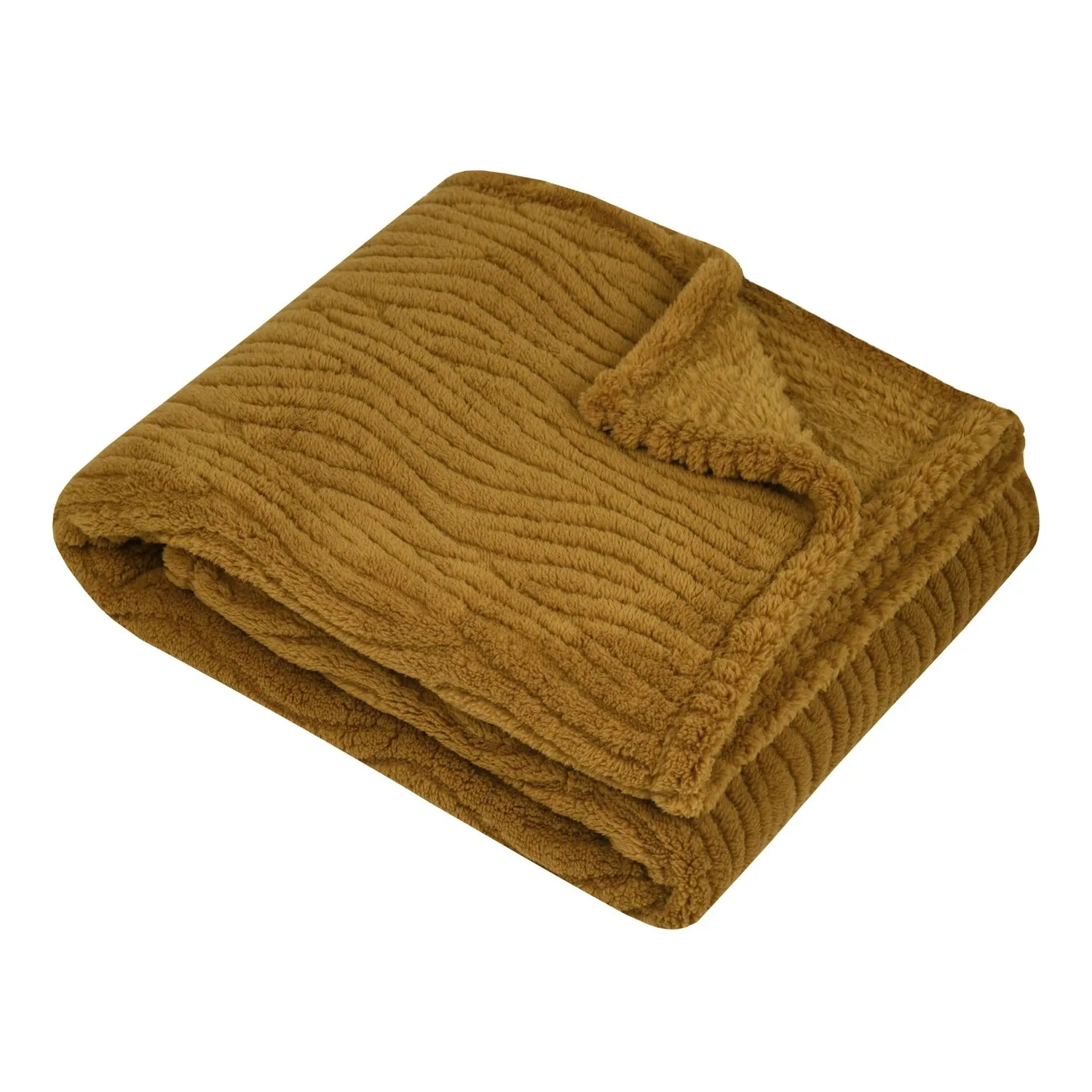 STOF Columbia plaid 180x220 cm naturel texturé relief