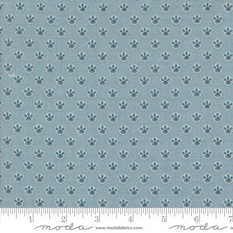 French General Sacré Bleu 13977 15 tissu coton bleu