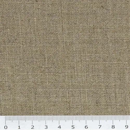 Tissushop Telia toile de lin naturel 1 mètre 300 cm