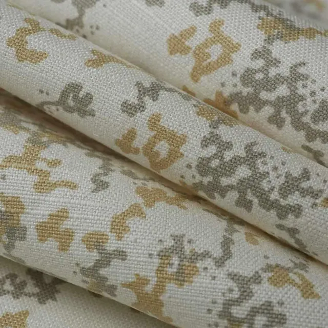 French General Amandine Linen tissu ameublement coton lin au mètre