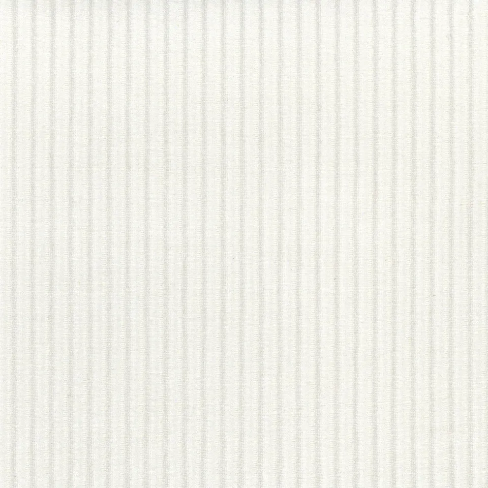 Elastron Wave tissu ameublement blanc au mètre côtelé