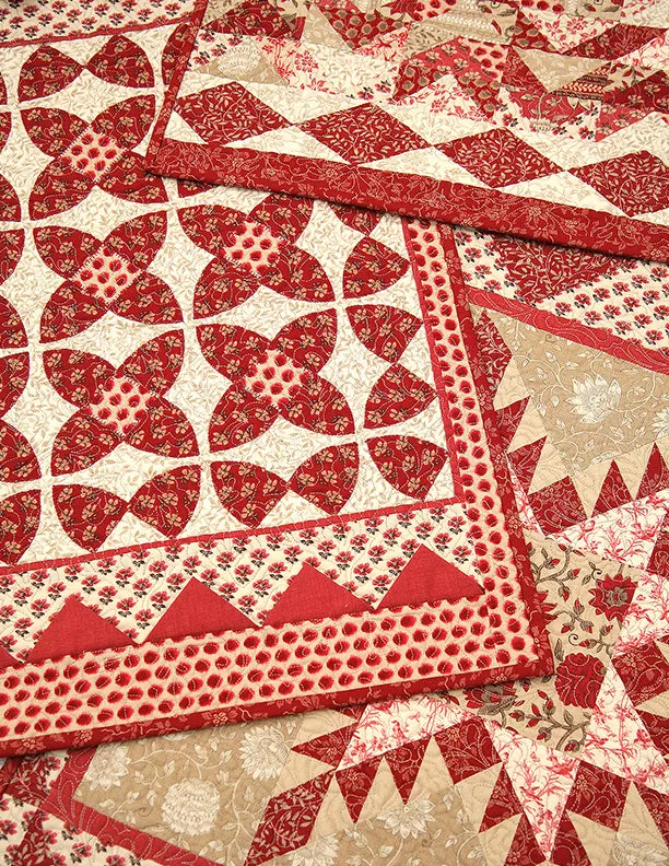 French General Dominique patron quilt poupée imprimé La Vie en Rouge