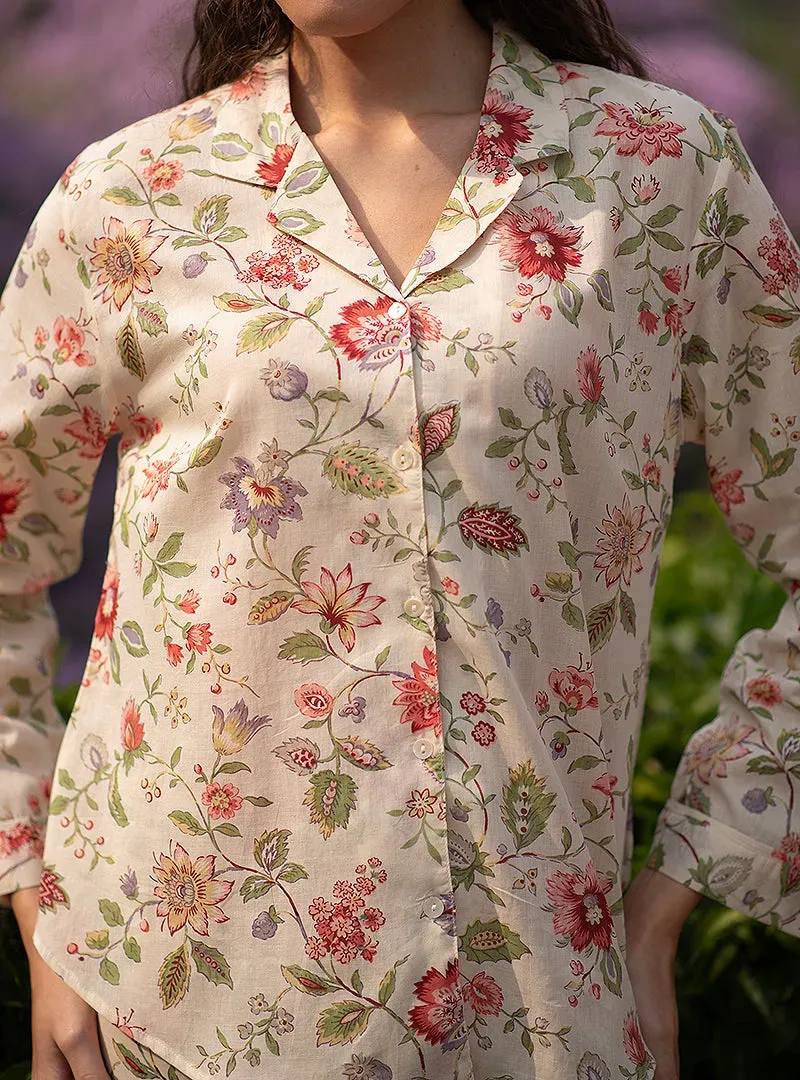 French General Esprit de Provence pyjama coton Primrose Floral