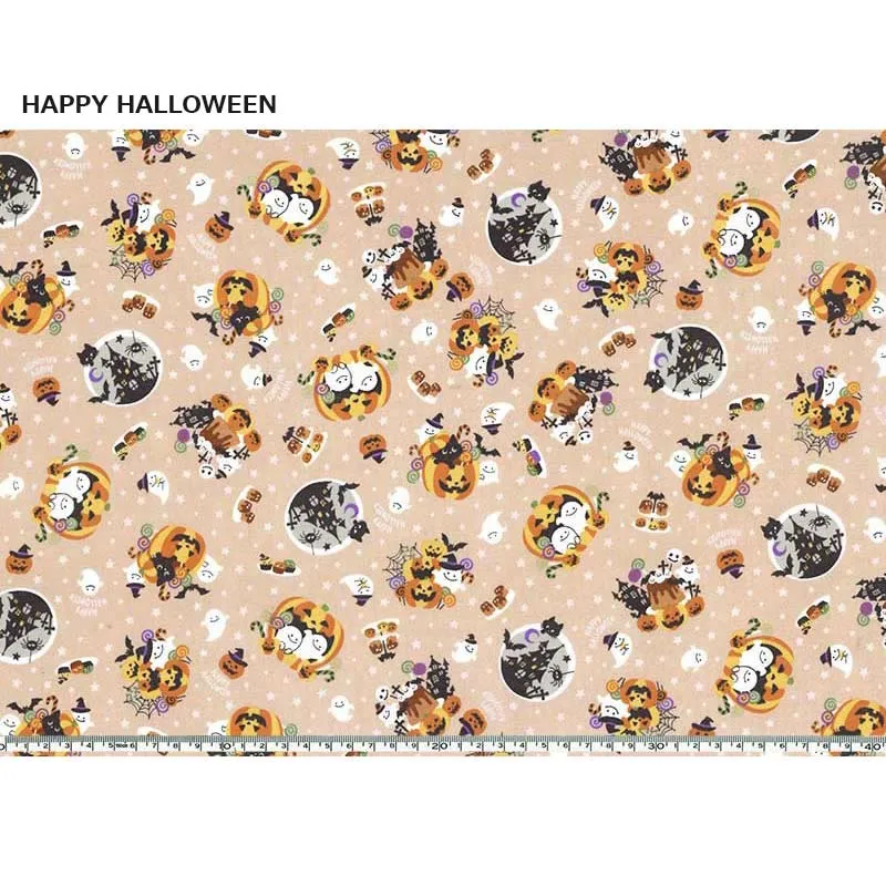 Yoko Saito Halloween tissu coton citrouilles au mètre