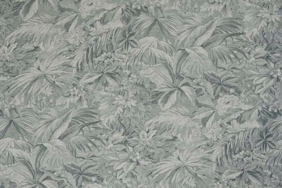French General Jardin Baxter La Mer tissu ameublement lin rayonne
