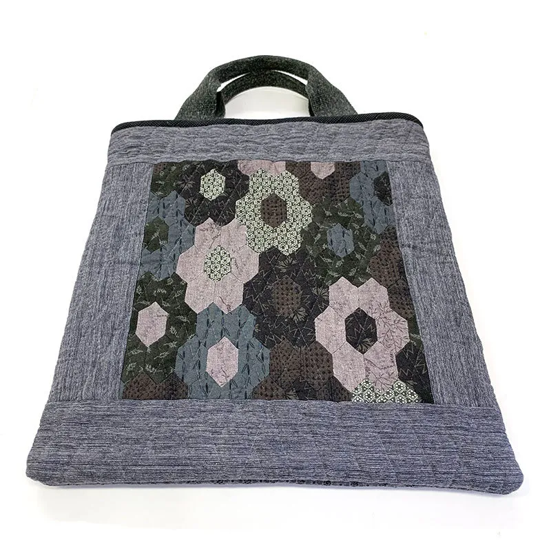 Yoko Saito Long Hexagon kit sac patchwork EPP 37 cm automne