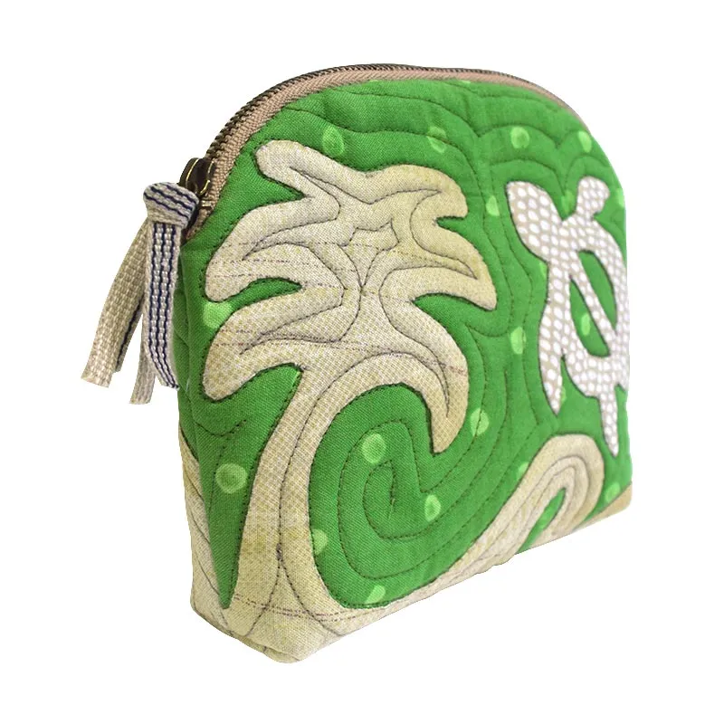Yoko Saito Hawaiian Quilt Pouch kit pochette dauphin