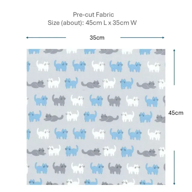 Yoko Saito 2026-03-A03 coupon tissu coton 45x35 cm donuts