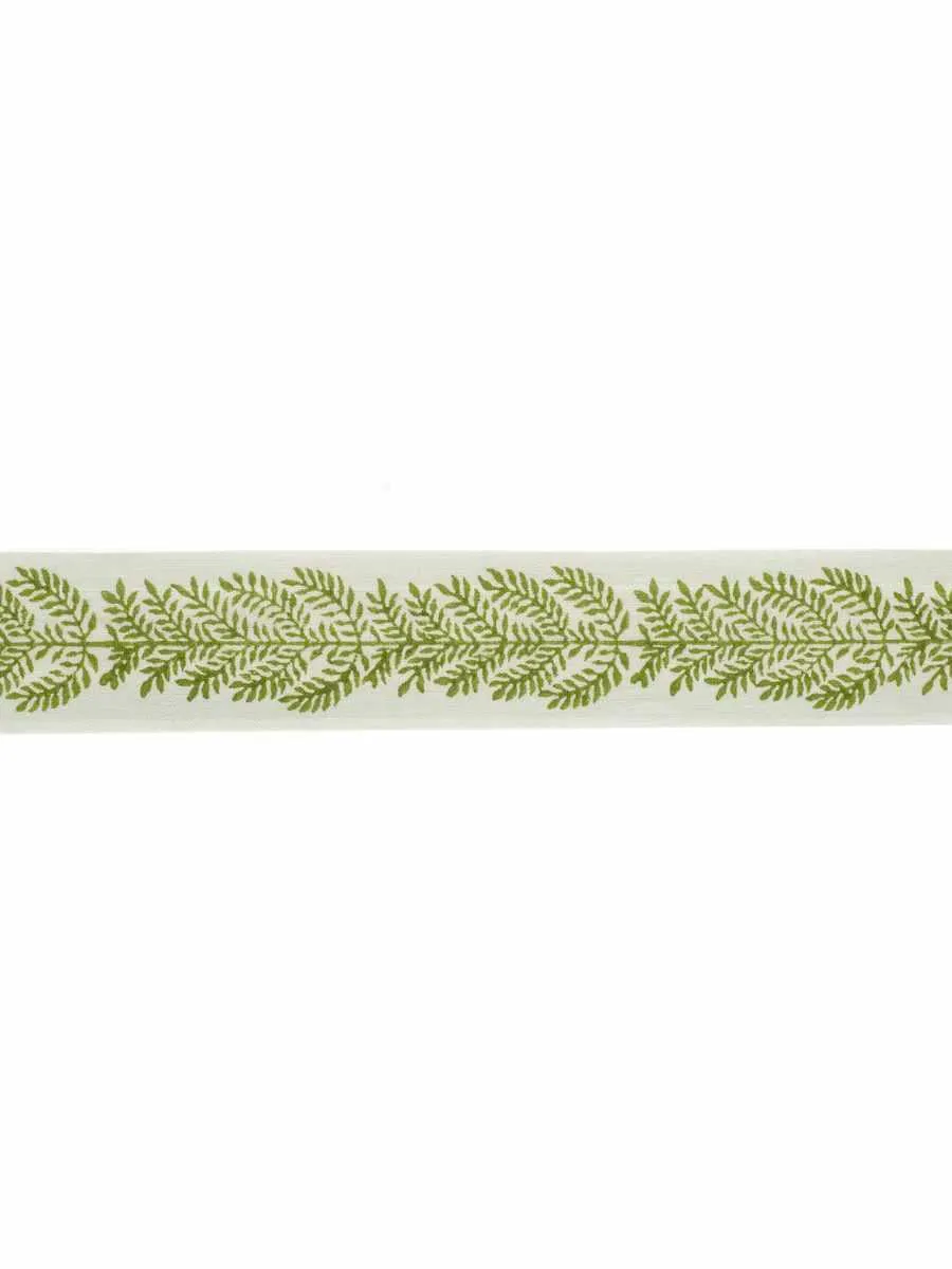 French General Juneau Sage galon lin au mètre 6 cm