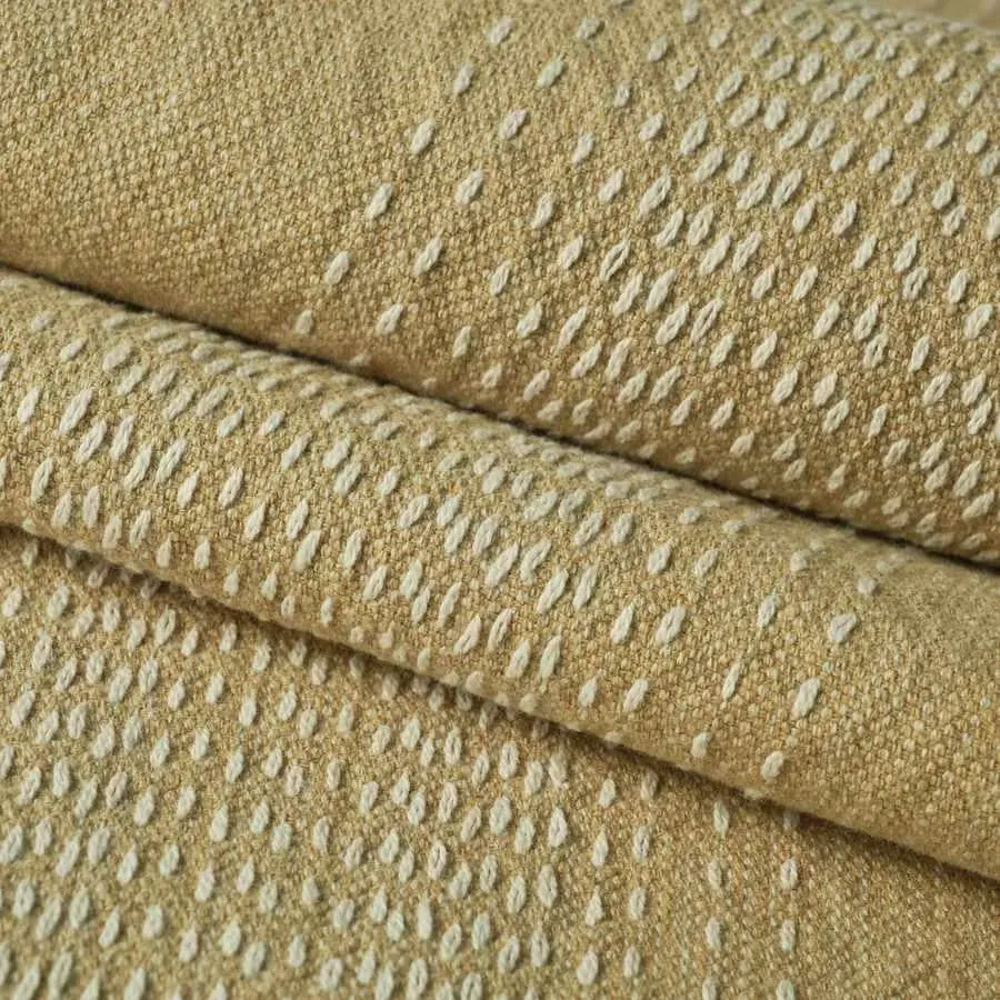 French General Jardin Maribel Stripe tissu ameublement harvest