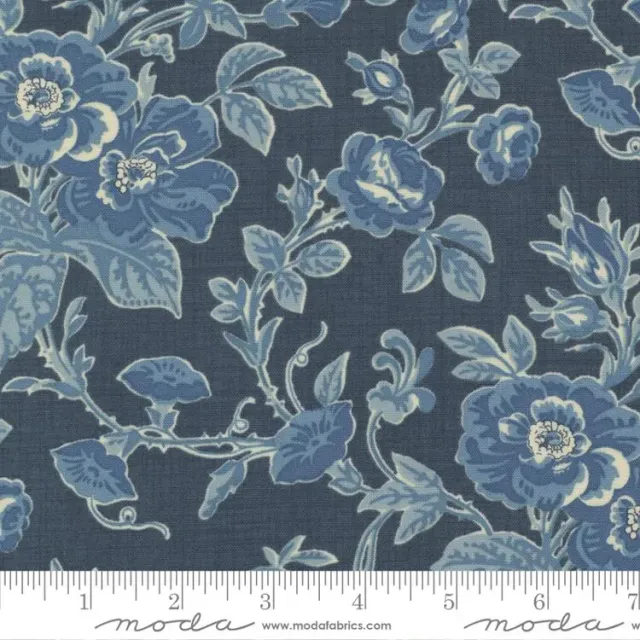 French General Bleu de France tissu coton 13931 17 au mètre