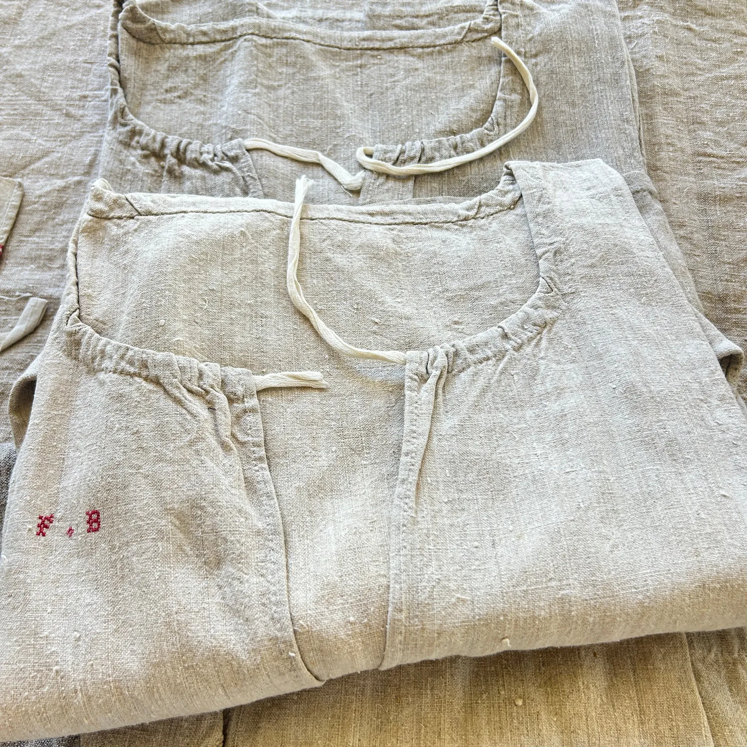 French General chemise chanvre ancien FB taille 8-10 chanvre