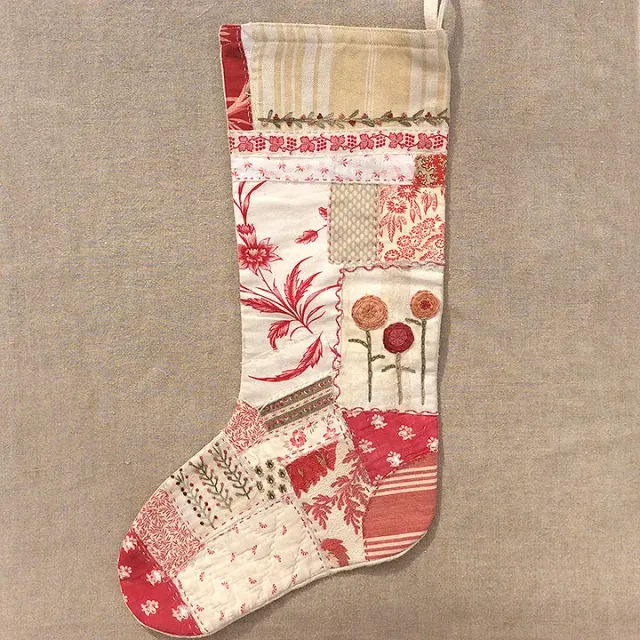 French General Boro Stocking patron couture chaussette sashiko papier