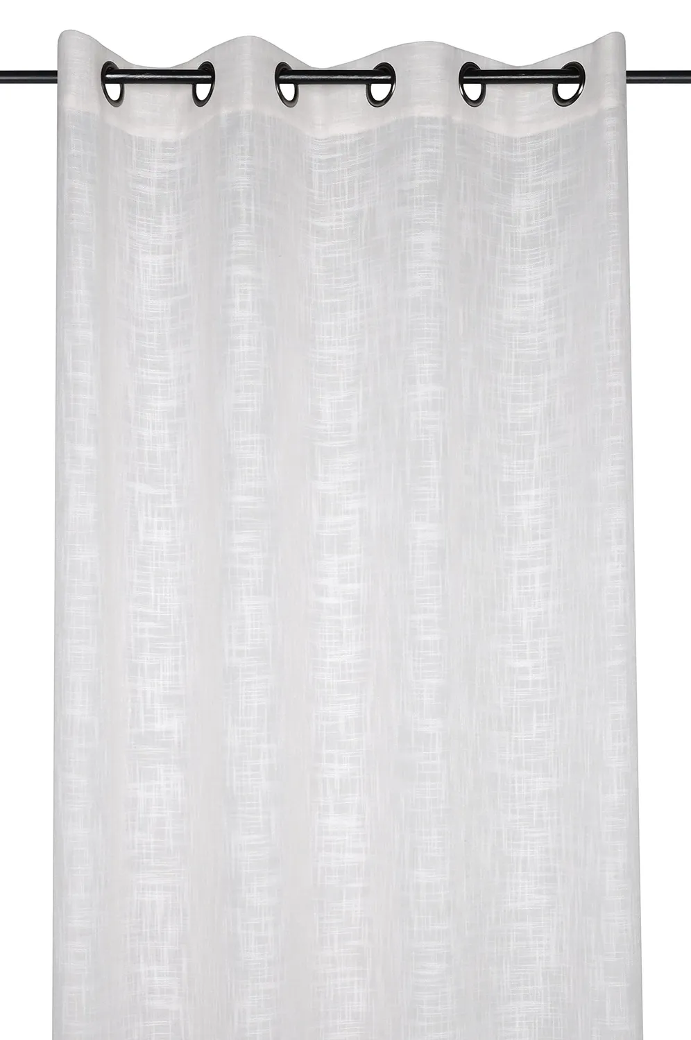 Stof Ontario voile 135x260 terracotta chiné polyester