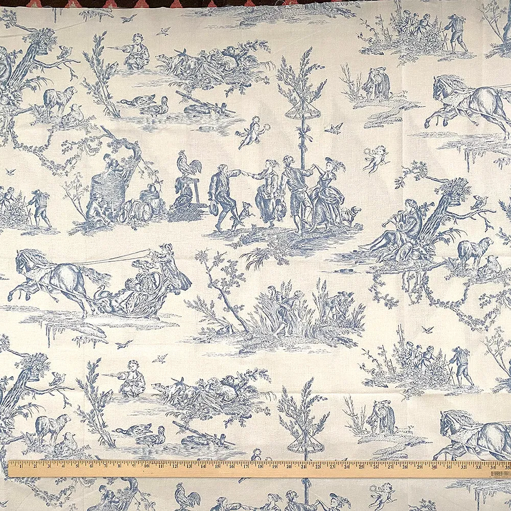 French General Toile Vichy Bundle tissu coton lot 6 yards