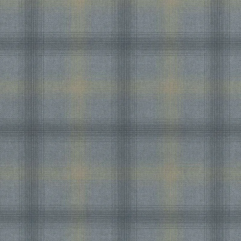 Yoko Saito 2026-04-A08 tissu coton carreaux bleus au mètre