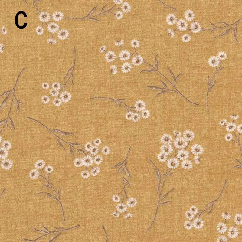 Yoko Saito Centenary 32 10746 tissu coton 33x35cm camomille