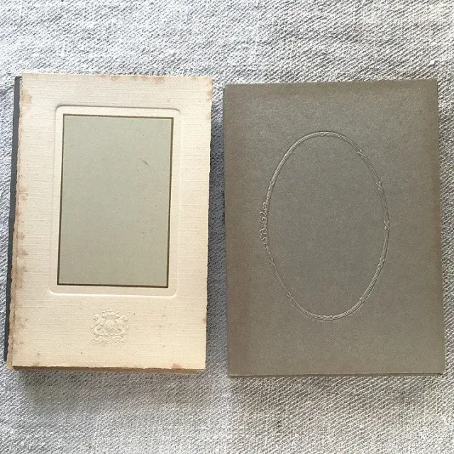 French General passe-partout ancien 10x15 cm lot de 2 papier