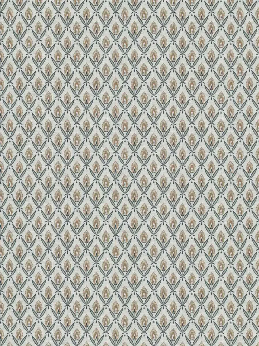 French General Jardin tissu ameublement Darcy La Mer lin