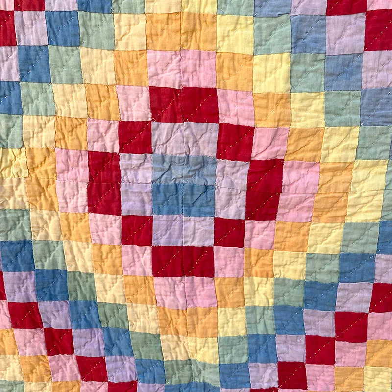 French General Trip Around the World quilt ancien 231x178