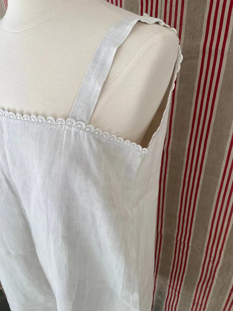 French General Found in France n°12 chemise lin ancien taille 10