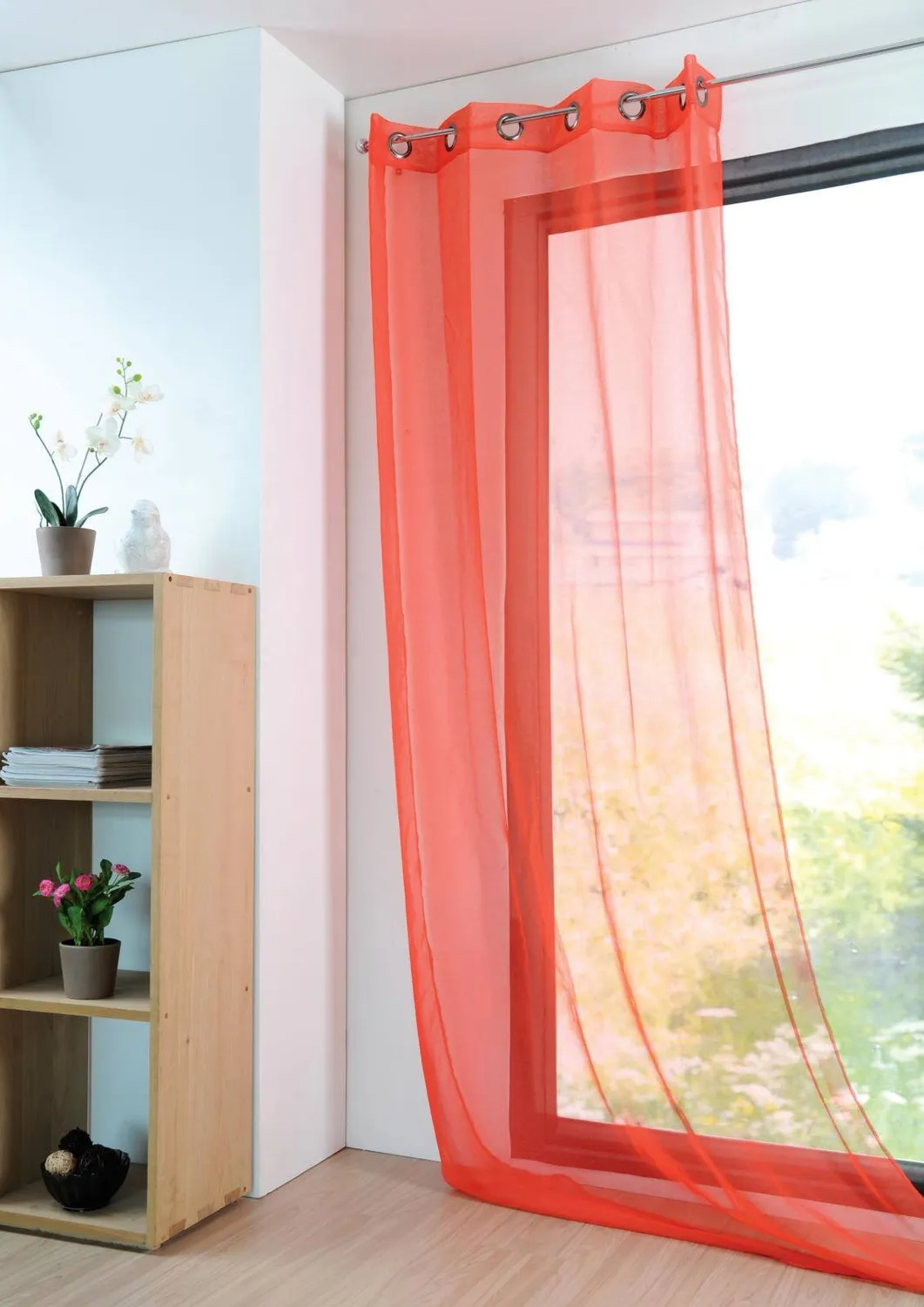 Stof Monna voilage lin 135x260 cm polyester fin