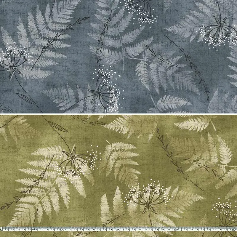 Yoko Saito Centenary 31 10680 tissu coton fougère mètre
