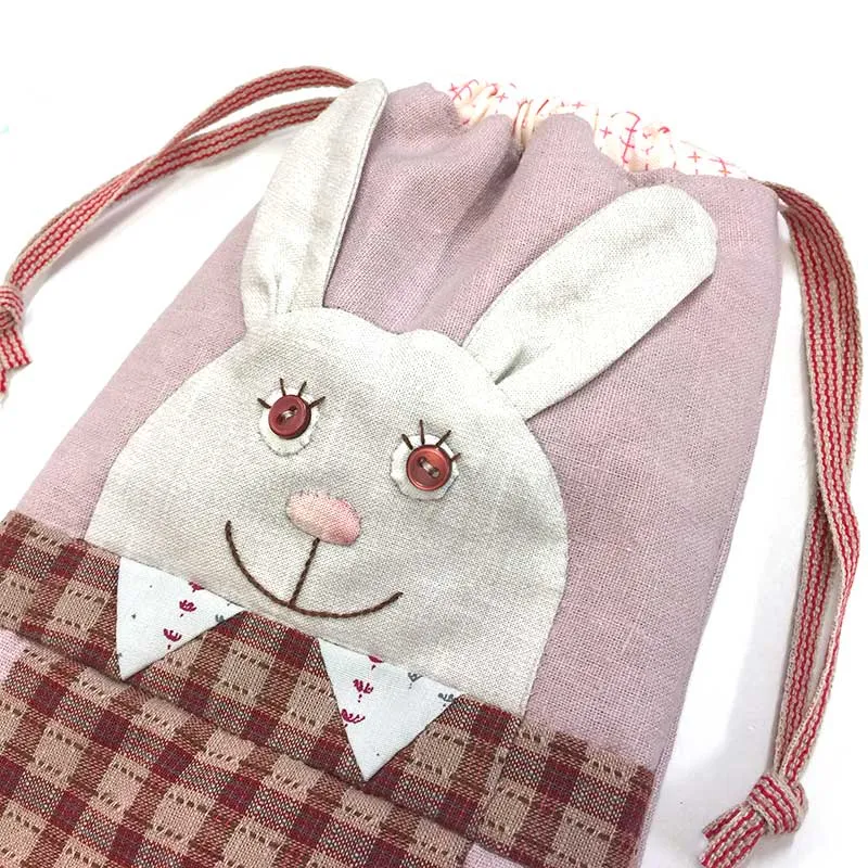 Yoko Saito Rabi-chan kit pochette lapin 22x15 cm