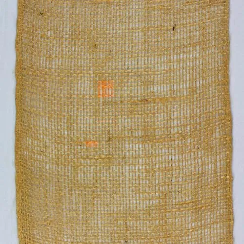 Tissushop bande toile de jute naturel 50 m 20 cm