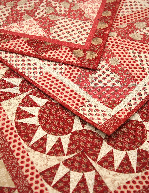 French General Amelie patron quilt poupée imprimé La Vie en Rouge