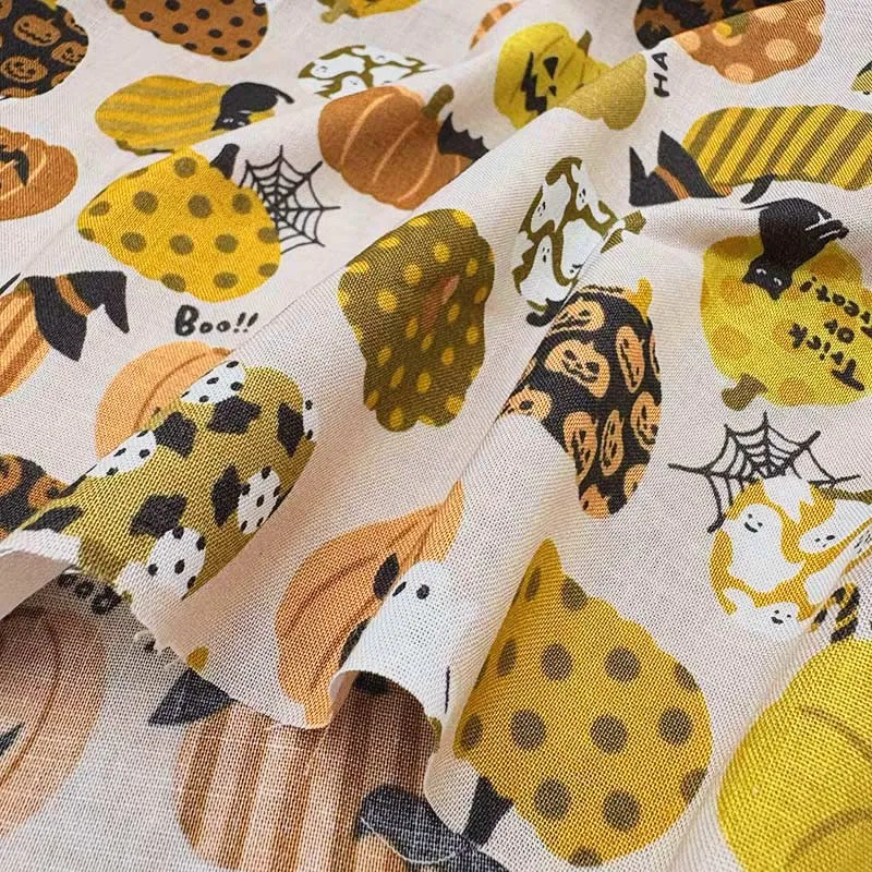 Yoko Saito Halloween tissu coton citrouilles au mètre