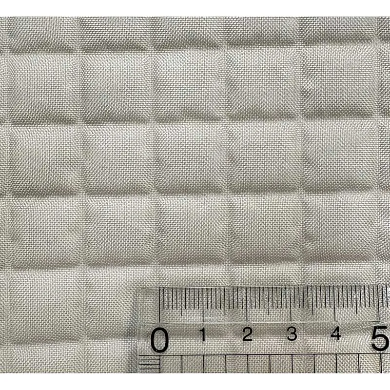 Yoko Saito Oxford tissu nylon gaufré crème 50x108cm