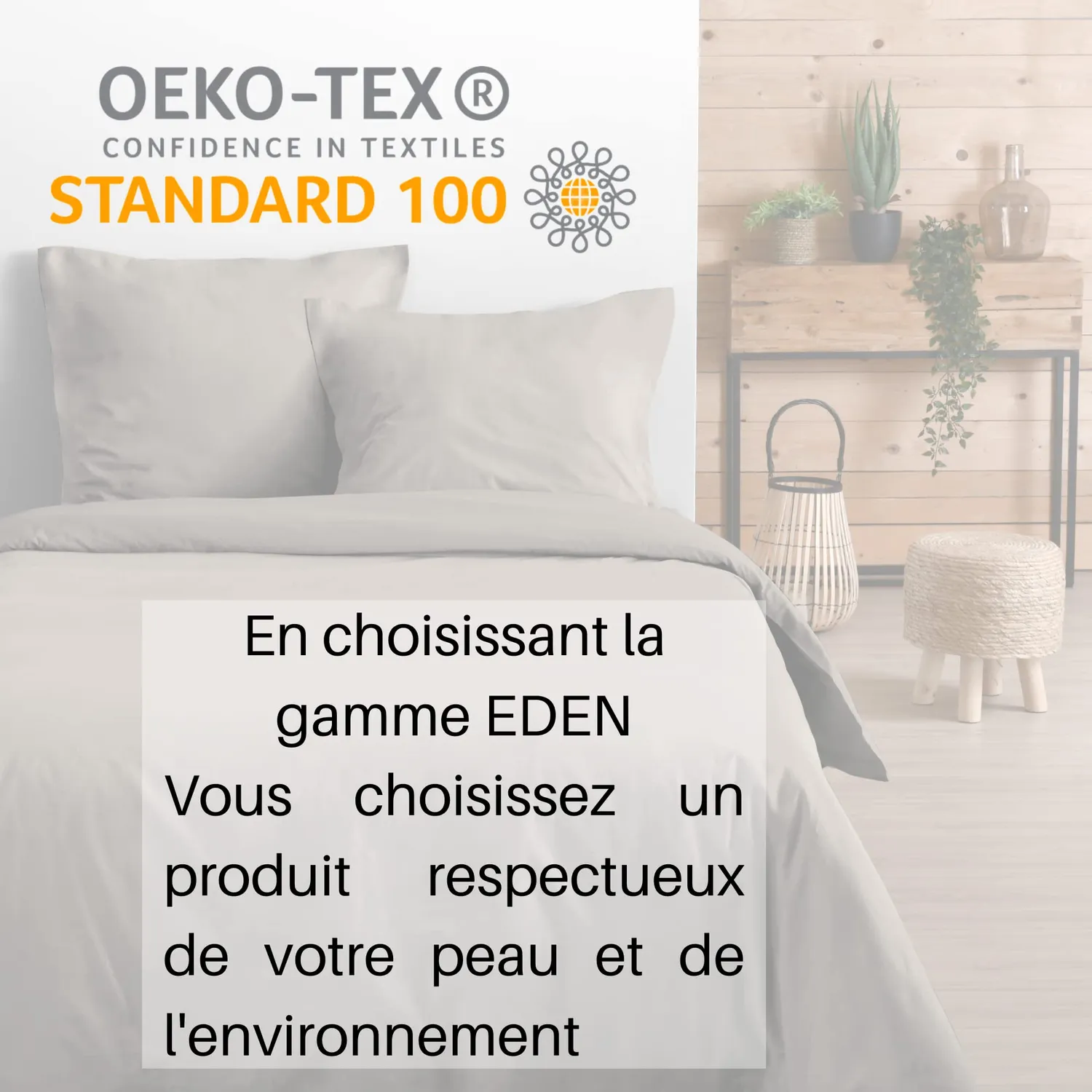 STOF Eden drap plat 240x300 cm lin coton