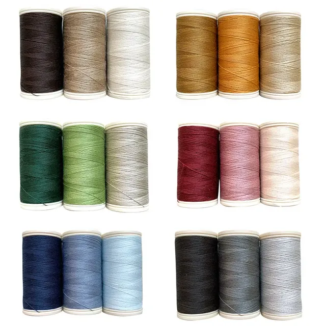 Yoko Saito Duet fil quilting polyester lot 3 bobines 100 m