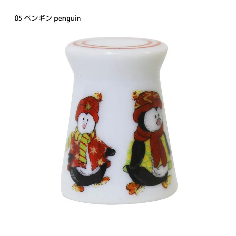 Yoko Saito dé porcelaine Arita Noël pièce unique