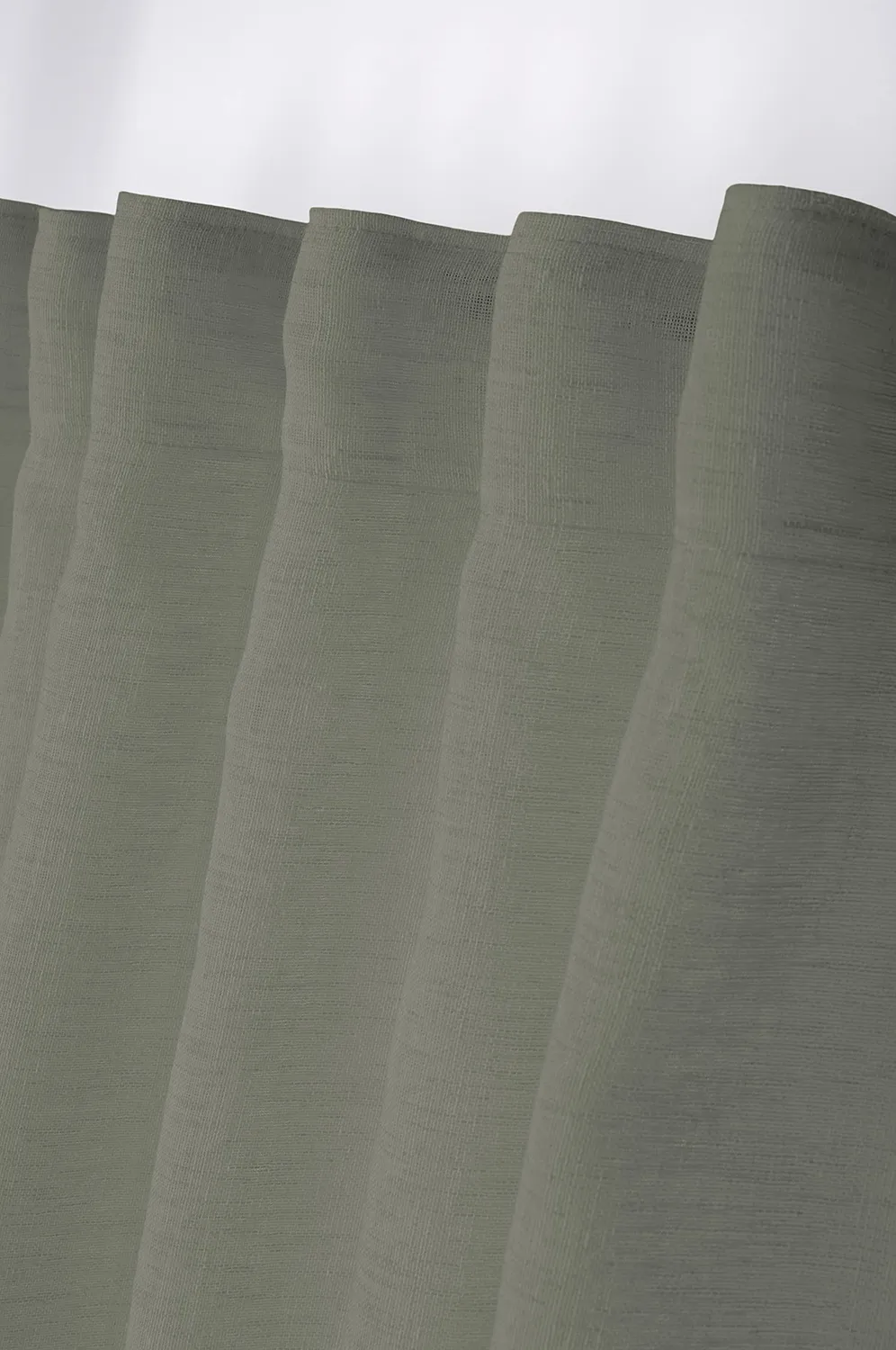 STOF Madrid voile 140x260 cm kaki polyester effet lin