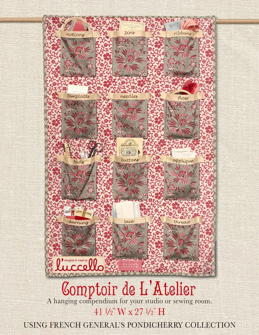 French General Pondicherry Comptoir patron couture papier