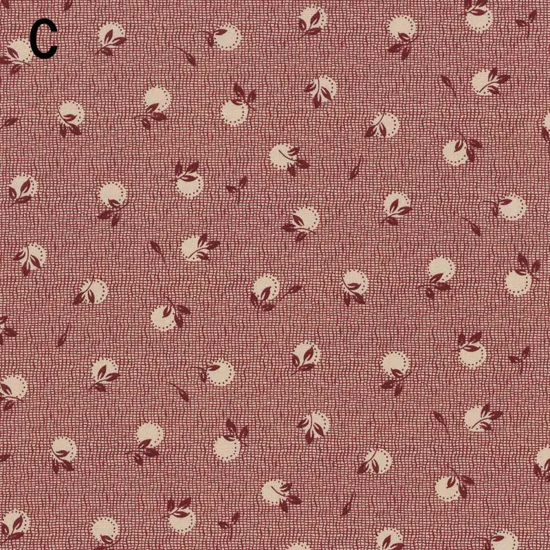 Centenary 32 10748 tissu coton au mètre pois feuilles