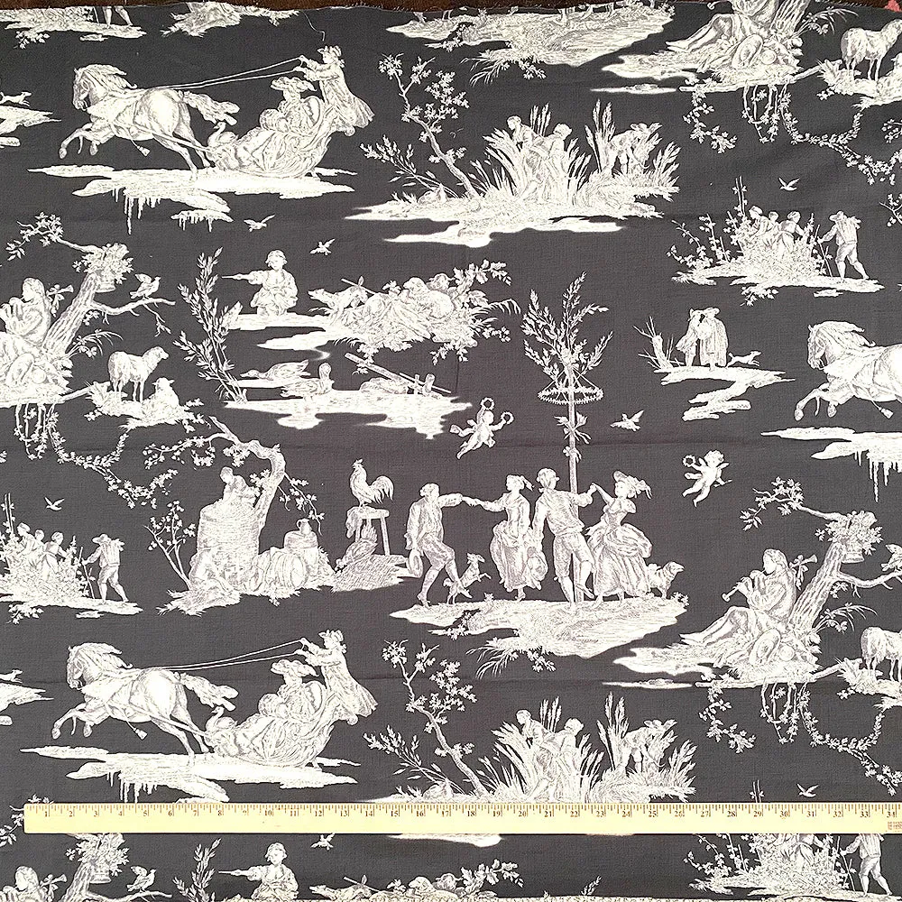 French General Toile Vichy Bundle tissu coton lot 6 yards