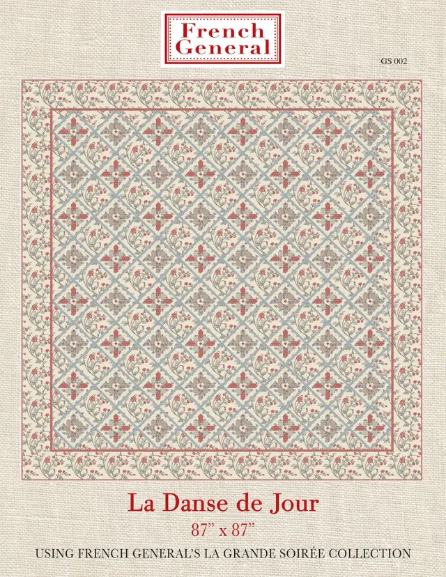 French General La Grande Soiree La Danse De Jour patron quilt