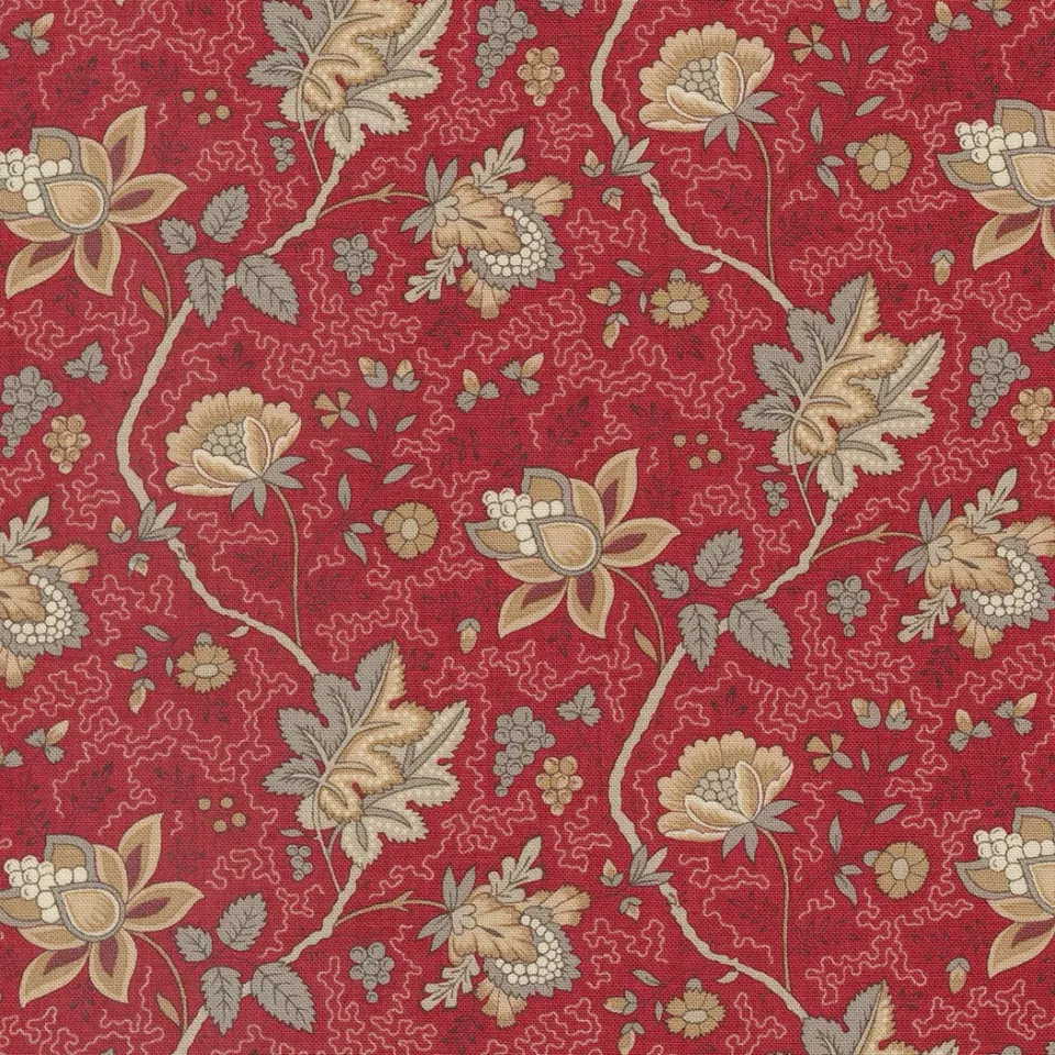 French General Chateau de Chantilly 13944 14 tissu coton perle
