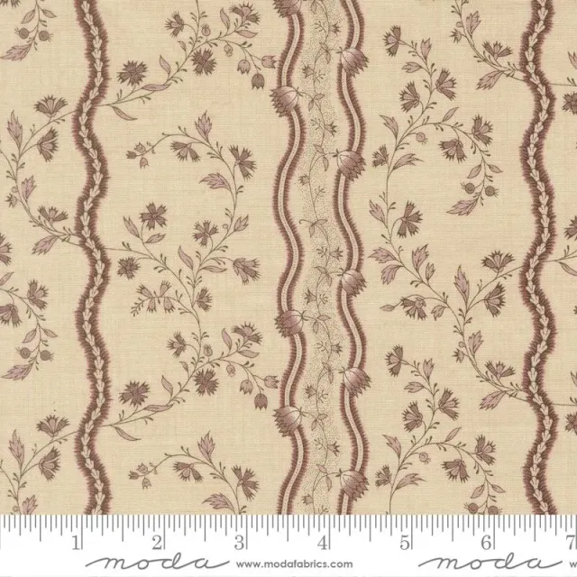 French General Fleur De Paris 13993 14 coupon coton lavande