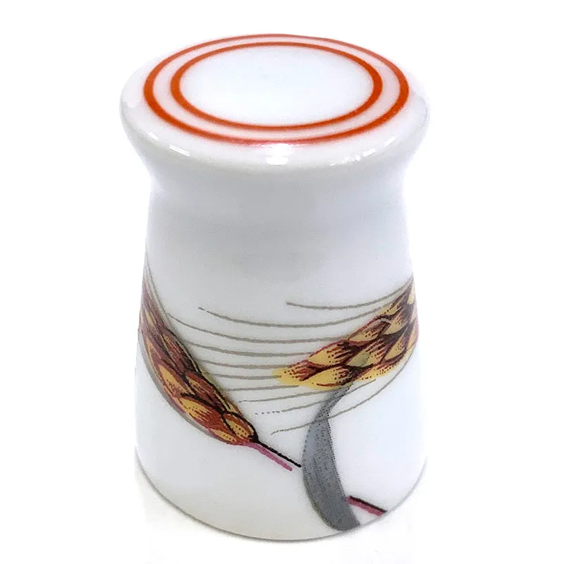 Yoko Saito Arita dé à coudre porcelaine blé 3 cm