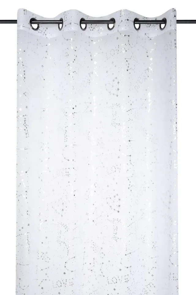 STOF Unicorn Dream voilage 140x260 cm blanc licorne enfant