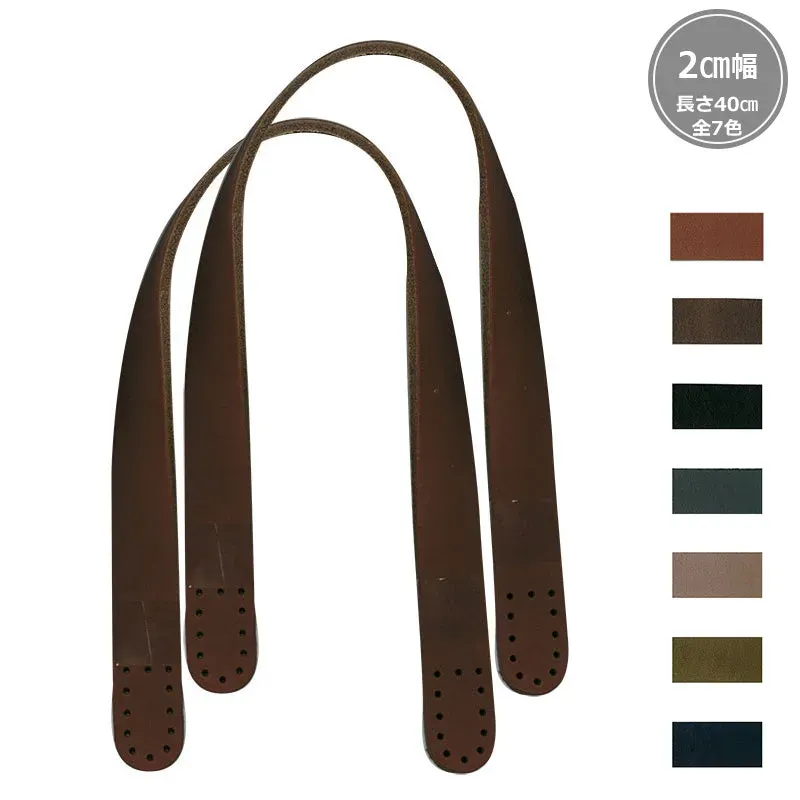 Yoko Saito JTM-K6 anse sac cuir véritable 40cm