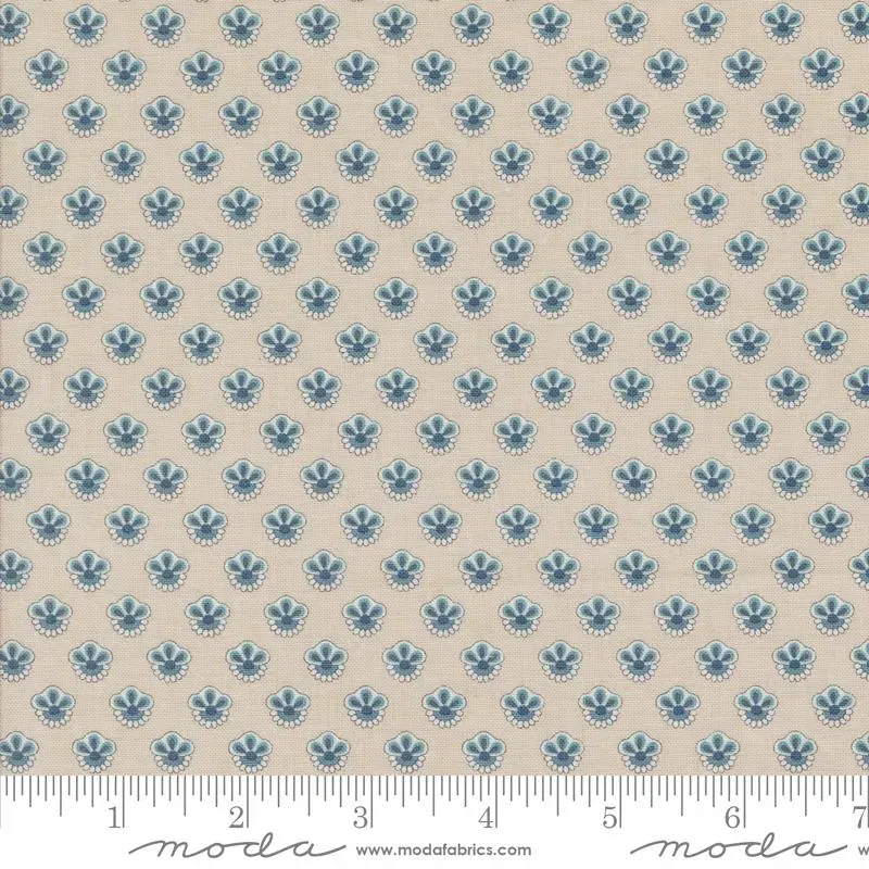 French General Sacré Bleu 13977 13 tissu coton smoke
