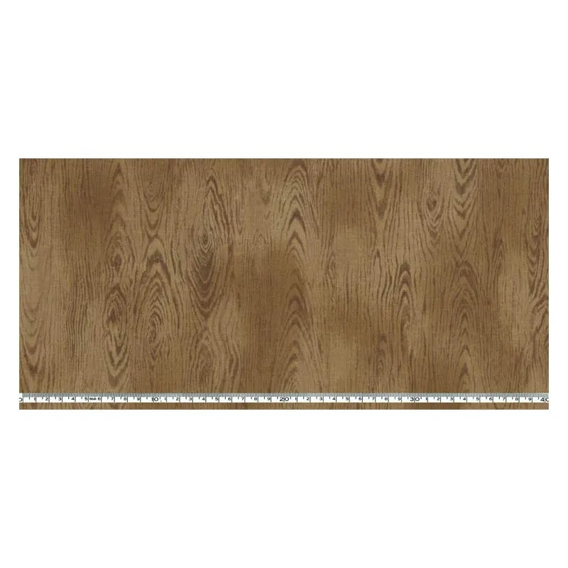 Centenary 29 10525 tissu coton bois grain marron au mètre