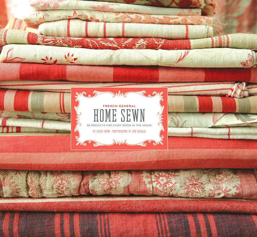 French General Home Sewn livre couture 30 patrons maison