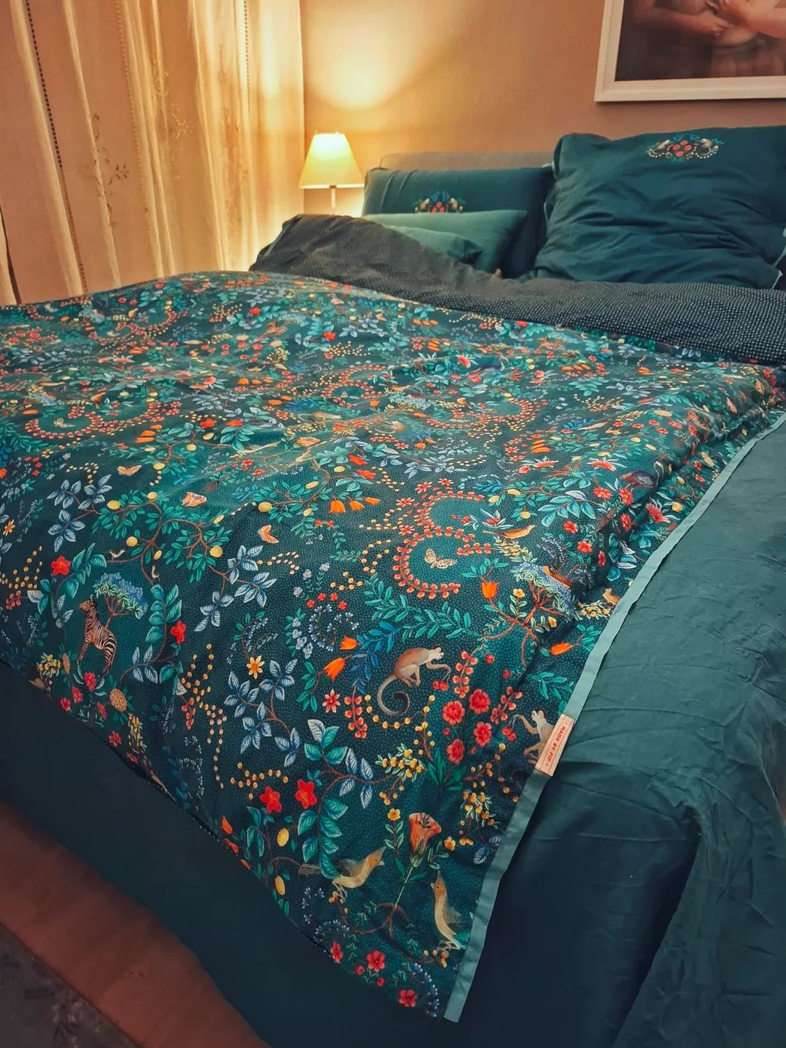 STOF Eden drap plat 240x300 cm eucalyptus 100% coton